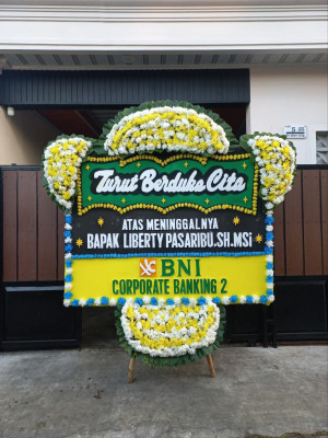 Papan Bunga Duka di Prabumulih Timur