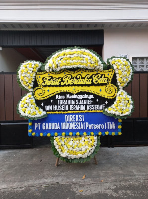 Papan Bunga Duka di Prabumulih Timur