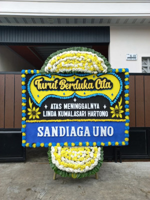 Papan Bunga Duka di Prabumulih Timur