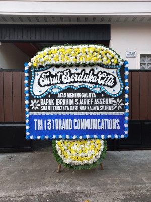 Papan Bunga Duka di Prabumulih Timur